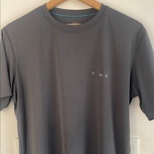 Columbia Grey Short Sleeve Training T-Shirt Active Tech Top PTP 22 M L